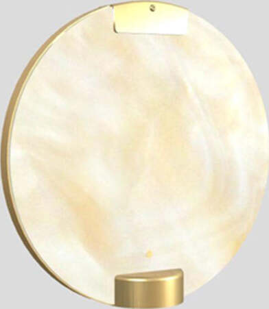 Applique-Contemporanea-Horo-Metallo-Ottone-Ambra-Led-14,4W
