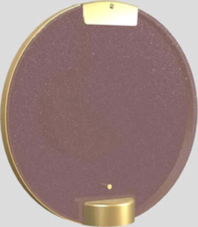 Applique-Contemporanea-Horo-Metallo-Ottone-Rosa-Led-14,4W