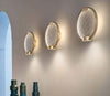 Applique-Contemporanea-Horo-Metallo-Ottone-Vetro-Fumè-Led-14,4W