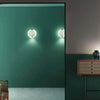 Applique-Contemporanea-Horo-Metallo-Ottone-Vetro-Trasparente-Led-14,4W