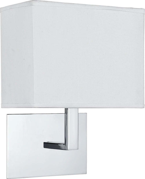 Applique-Contemporanea-Hotel-Acciaio-Cromo-Tessuto-1-Luce-E27