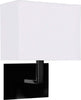 Applique-Contemporanea-Hotel-Acciaio-Nero-1-Luce-E27