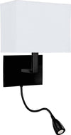 Applique-Contemporanea-Hotel-Acciaio-Nero-Tessuto-1-Luce-E27
