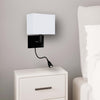 Applique-Contemporanea-Hotel-Acciaio-Nero-Tessuto-1-Luce-E27