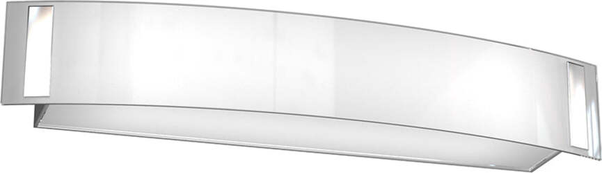 Applique-Contemporanea-Hut-Metallo-Cromo-Vetro-Extrachiaro-Satinato-2-Luci-E14