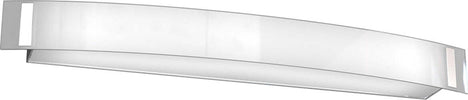 Applique-Contemporanea-Hut-Metallo-Cromo-Vetro-Extrachiaro-Satinato-3-Luci-E14
