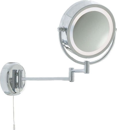 Applique-Contemporanea-Illuminato-Acciaio-Cromo-Vetro-1-Luce-E14