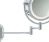 Applique-Contemporanea-Illuminato-Acciaio-Cromo-Vetro-1-Luce-E14