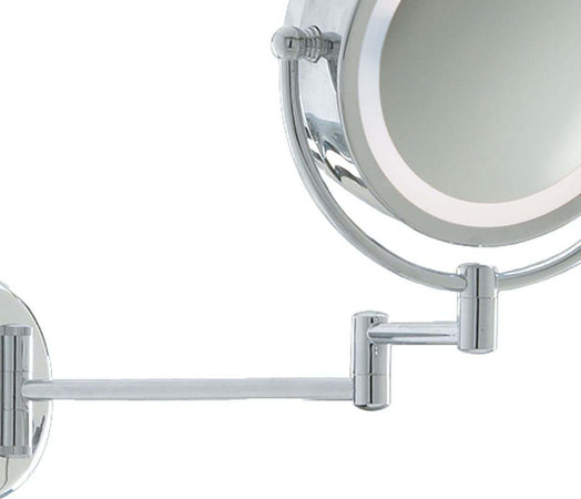 Applique-Contemporanea-Illuminato-Acciaio-Cromo-Vetro-1-Luce-E14