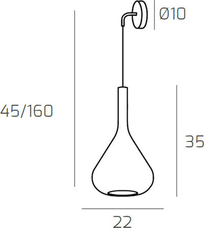 Applique-Contemporanea-Kona-Metallo-Bianco-Vetro-Trasparente-1-Luce-E27