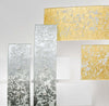Applique-Contemporanea-Lara-Metallo-Cromo-E-Vetro-Foglia-Oro-2-Luci-E14