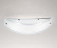 Applique-Contemporanea-Lecce-Metallo-Cromo-Vetro-Serigrafato-Bianco-1-Luce-27Cm