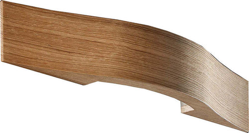 Applique-Contemporanea-Libe-Metallo/Legno-Rovere-E-Cristallo-Led-7W