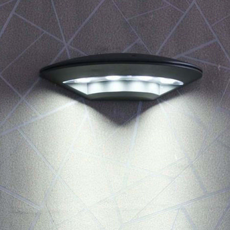 Applique-Contemporanea-Lincoln-Alluminio-Grigio-Policarbonato-Led-8W-4000K