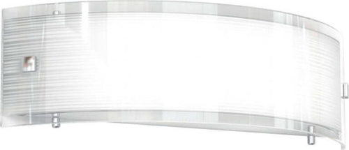 Applique-Contemporanea-Linear-Mad-Metallo-E-Vetro-Bianco-2-Luci-E27-40Cm