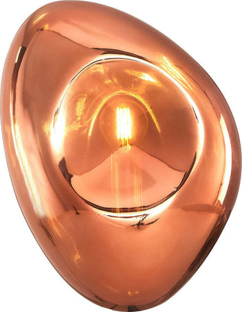 Applique-Contemporanea-Mabell-Metallo-Nero-1-Luce-Diffusore-Vetro-Rame