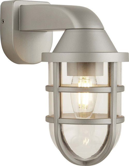 Applique-Contemporanea-Mare-Policarbonato-Argento-Trasparente-1-Luce-E27