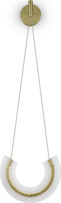 Applique-Contemporanea-Maya-Alluminio-Oro-1-Luce-Diffusore-Vetro