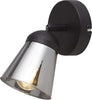 Applique-Contemporanea-Mega-Acciaio-Nero-Fumè-1-Luce-E14