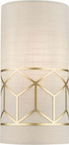 Applique-Contemporanea-Messina-Metallo-Oro-1-Luci-Diffusore-Lino-Su-Pvc