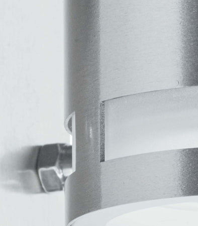 Applique-Contemporanea-Metro-Acciaio-Cromo-Vetro-1-Luce-Gu10
