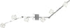 Applique-Contemporanea-Metropolitan-Metallo-Cromo-Vetro-Trasparente-6-Luci-G9