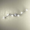 Applique-Contemporanea-Metropolitan-Metallo-Cromo-Vetro-Trasparente-6-Luci-G9