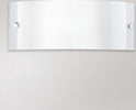 Applique-Contemporanea-Michela-Metallo-Cromo-E-Vetro-Bianco-27Cm-1-Luce-E27