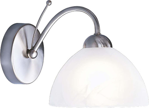 Applique-Contemporanea-Milanese-Acciaio-Argento-Vetro-1-Luce-E14