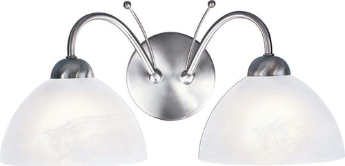 Applique-Contemporanea-Milanese-Acciaio-Argento-Vetro-2-Luci-E14