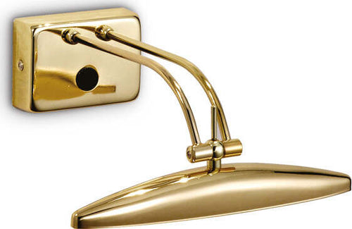 Applique-Contemporanea-Mirror-20-Metallo-Ottone-2-Luci-G9-3W-3000K-Luce-Calda