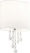 Applique-Contemporanea-Nina-Acciaio-Cromo-Tessuto-Bianco-1-Luce-E14