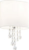 Applique-Contemporanea-Nina-Acciaio-Cromo-Tessuto-Bianco-1-Luce-E14