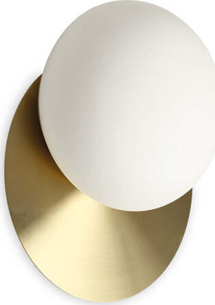 Applique-Contemporanea-Ninfea-Metallo-Ottone-1-Luce-Gx53-9W-3000K-Luce-Calda