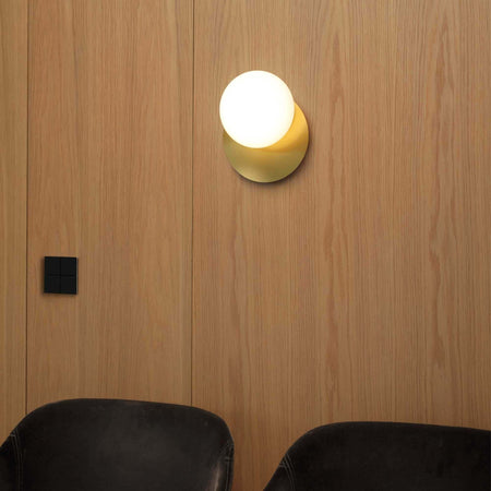 Applique-Contemporanea-Ninfea-Metallo-Ottone-1-Luce-Gx53-9W-3000K-Luce-Calda