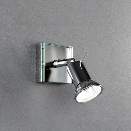 Applique-Contemporanea-Nuts-Metallo-Cromo-Vetro-Trasparente-1-Luce-Gu10