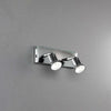 Applique-Contemporanea-Nuts-Metallo-Cromo-Vetro-Trasparente-2-Luci-Gu10
