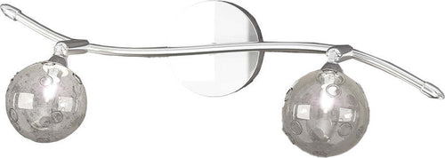 Applique-Contemporanea-Orizz-Super-Ball-Metallo-Cromo-Vetro-Pirex-2-Luci-G9