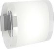 Applique-Contemporanea-Oval-Tube-Metallo-Cromo-Vetro-Satinato-Trasp-1-Luce-G9