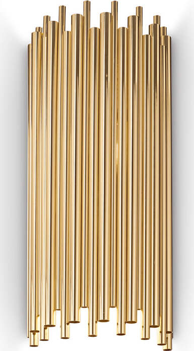 Applique-Contemporanea-Pan-Metallo-Oro-2-Luci-E14