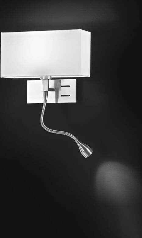 Applique-Contemporanea-Para-Hotel-Cromo-Spazzolato-1-Luce-E14-Dx