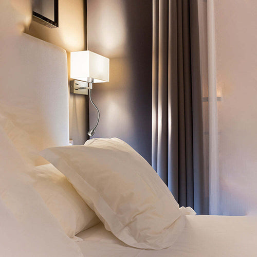 Applique-Contemporanea-Para-Hotel-Cromo-Spazzolato-1-Luce-E14-Sx