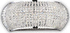 Applique-Contemporanea-Pasha'-Metallo-Cristallo-Cromo-3-Luci-G9-3W-3000K