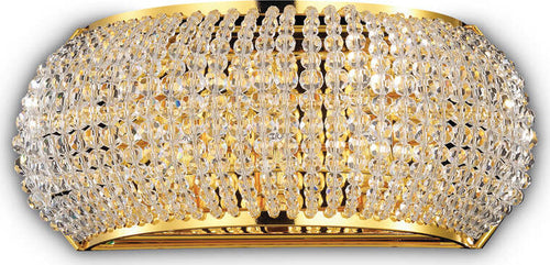 Applique-Contemporanea-Pasha'-Metallo-Cristallo-Oro-3-Luci-G9-3W-3000K