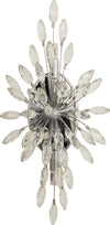 Applique-Contemporanea-Pavone-Acciaio-Cromo-Cristallo-4-Luci-G9