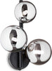 Applique-Contemporanea-Perlage-Metallo-Nero-3-Luci-G9-3W-3000K-Luce-Calda