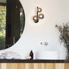 Applique-Contemporanea-Perlage-Metallo-Nero-3-Luci-G9-3W-3000K-Luce-Calda