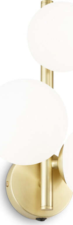Applique-Contemporanea-Perlage-Metallo-Ottone-3-Luci-G9-3W-3000K-Luce-Calda