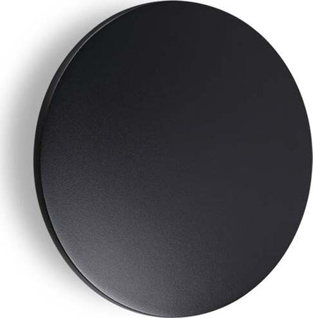 Applique-Contemporanea-Punto-Alluminio-Nero-Led-12W-3000K-Ip54
