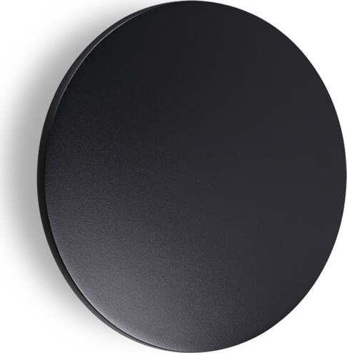 Applique-Contemporanea-Punto-Alluminio-Nero-Led-12W-3000K-Ip54